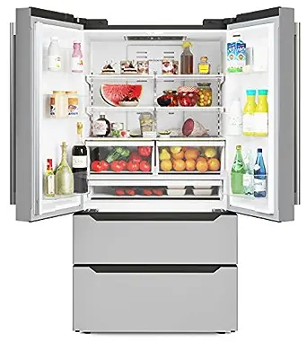 KoolMore RS-FR22 Counter Depth 22.5 Cu.Ft French Door Refrigerator