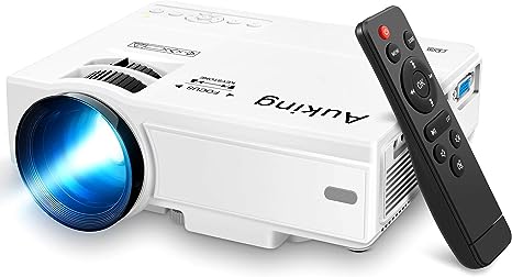 AuKing Projector (2023 Upgraded Mini Projector)