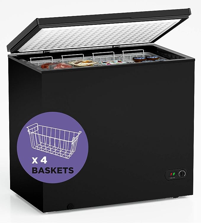 Northair Chest Freezer - 7 Cu Ft with 4 Removable Baskets
