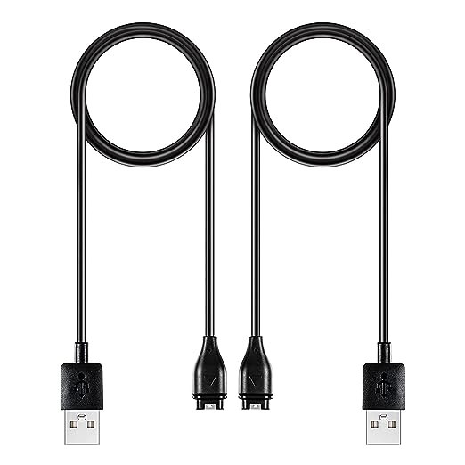 AWINNER Garmin Watch Charger Cable (2 Pack)