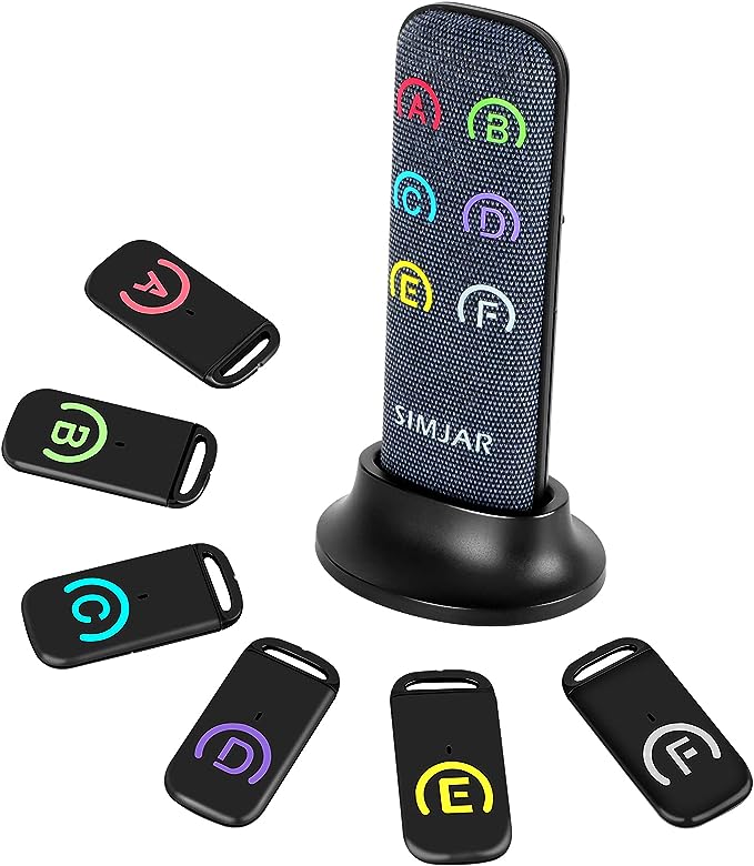 Simjar Key Finder with Thinner Receivers & Advanced Fabric Remote