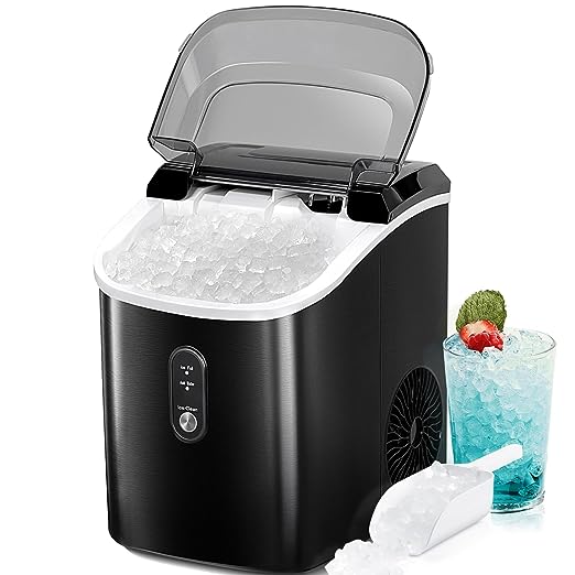 Antarctic Star Nugget Countertop Ice Maker with Soft Chewable Pellet Ice
