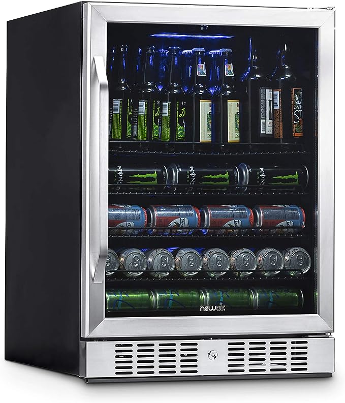 NewAir Large Beverage Refrigerator Cooler with 177 Can Capacity