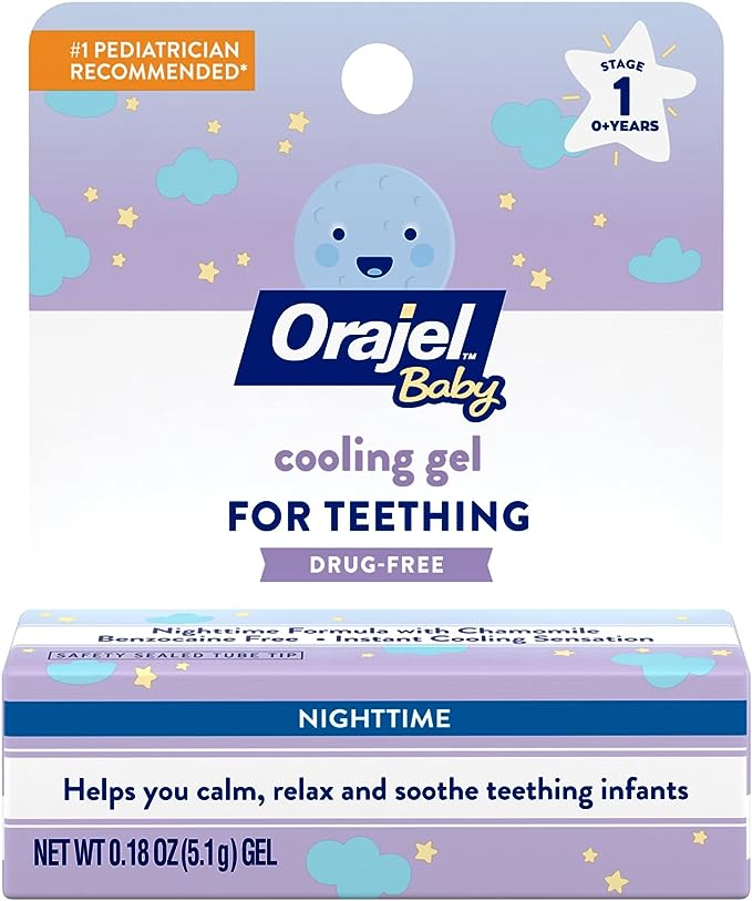 Orajel Baby Nighttime Cooling Gel for Teething