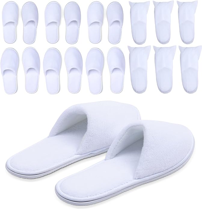 Disposable Spa Slippers Bulk of 6 Pairs
