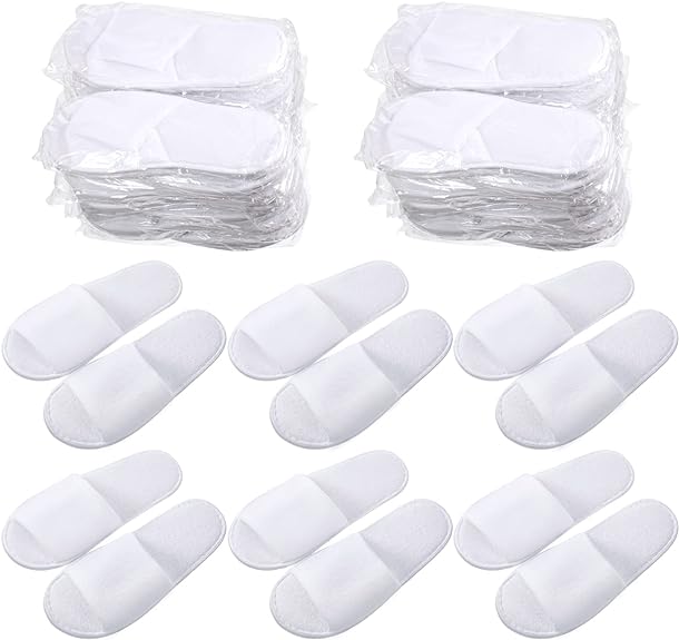 Geyoga 24 Pairs Disposable Slippers
