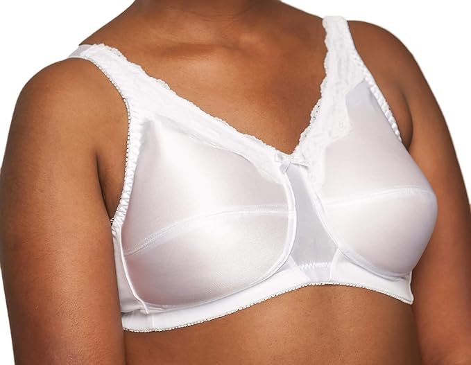 Nearly Me Lace Accent Soft Cup Post Mastectomy Pocket Bra #680