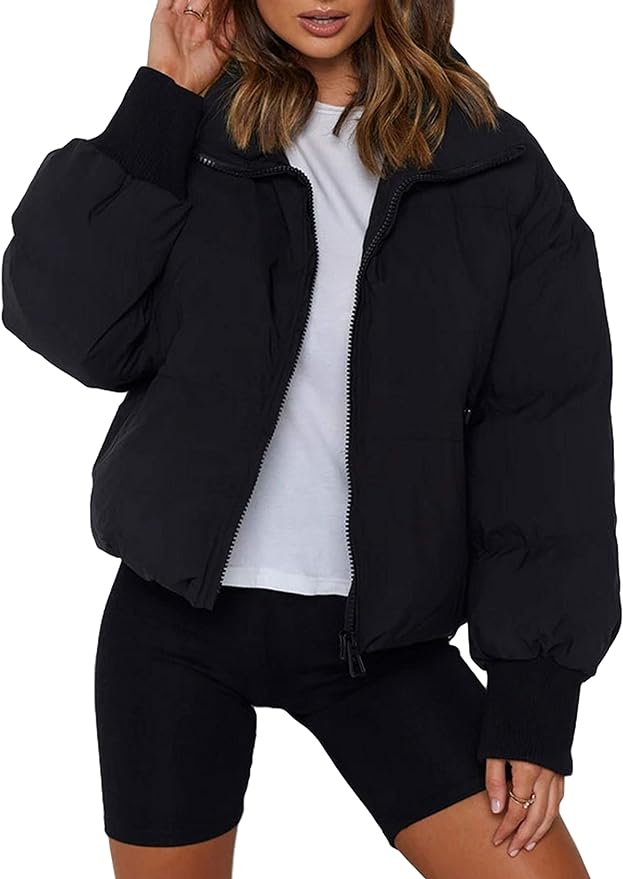 Uaneo Womens Casual Puffer Jacket