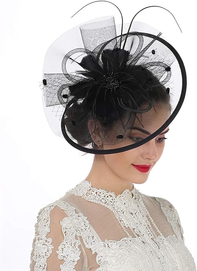Women's Fascinators with Hair Clip Hairpin