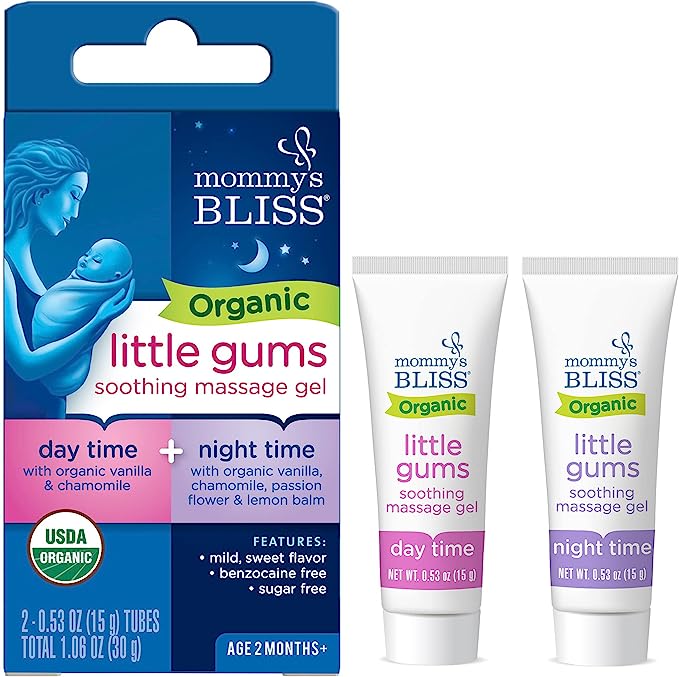 Mommy's Bliss Organic Little Gums Soothing Massage Gel Combo