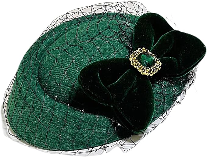 L'ouve Fascinator Hat Veil Feather Fascinators Hair Clip Tea Party Pillbox Derby Hat Fascinator Bridal Wedding Veil