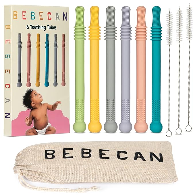 BEBECAN Teething Sticks for Babies