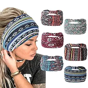 Yeshan Boho Wide Headbands for Women