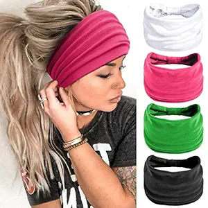 Huachi Wide Headbands for Women