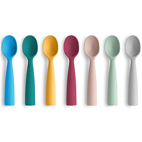 Vicloon Silicone Baby Feeding Spoons