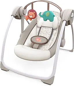 Ingenuity Soothe 'n Delight Portable Baby Swing